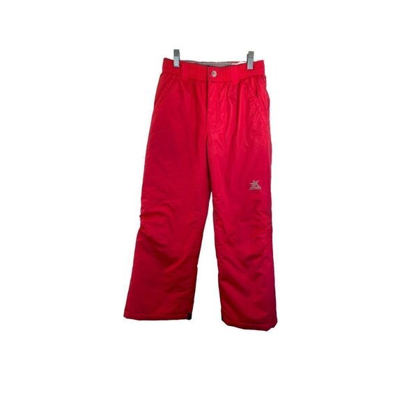 Zeroxposur girls, pink snow pants snap front front pockets youth size 7/8 - Picture 1 of 7